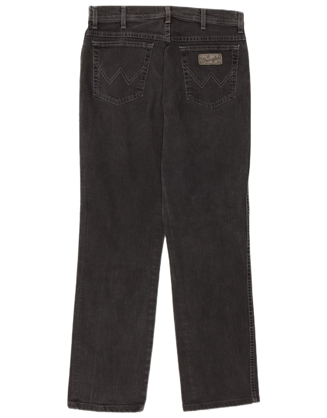 Wrangler Vaqueros rectos elásticos Texas para hombre W34 L31 Algodón gris
