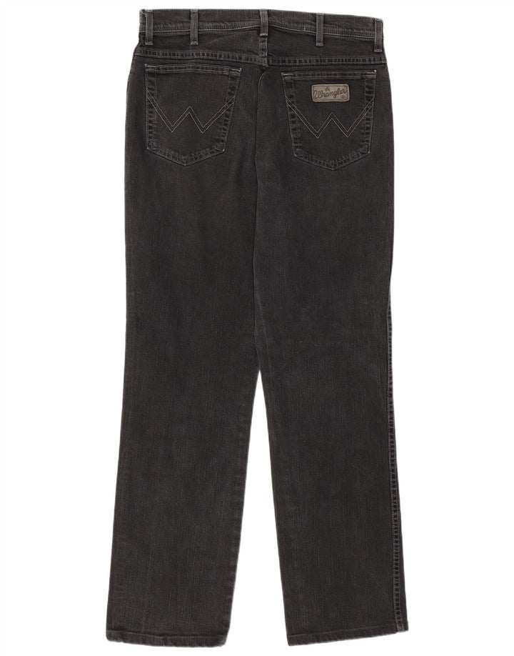 Wrangler Vaqueros rectos elásticos Texas para hombre W34 L31 Algodón gris