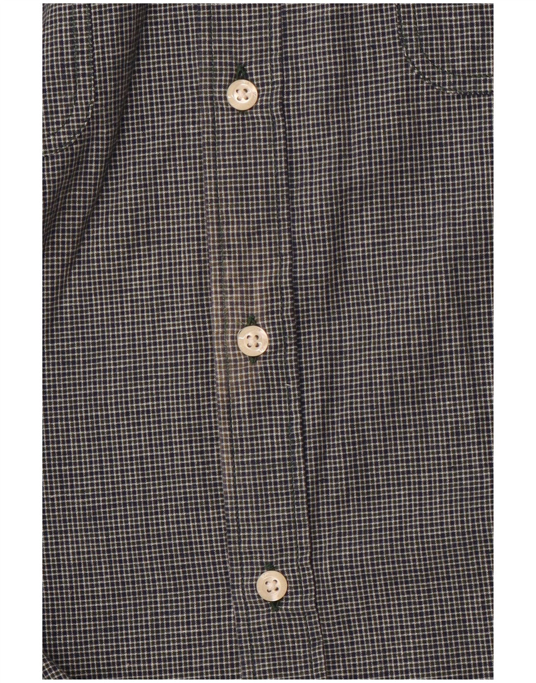 LEVI'S Camisa ajustada para hombre de algodón a cuadros azul marino grande