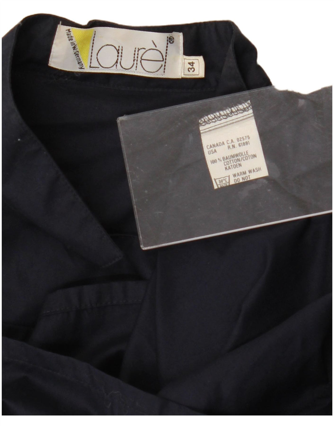 Laurel Camisa tipo jersey holgada para mujer EU 34 XS Algodón azul marino