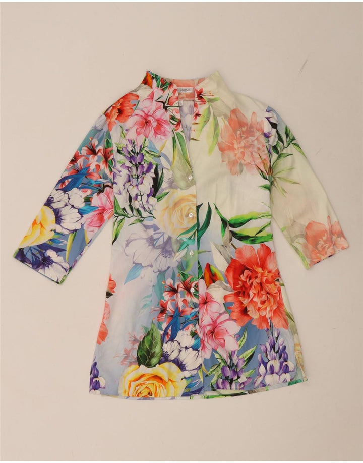 Naracamicie Blusa larga para mujer UK 46 Small Multicolor Floral