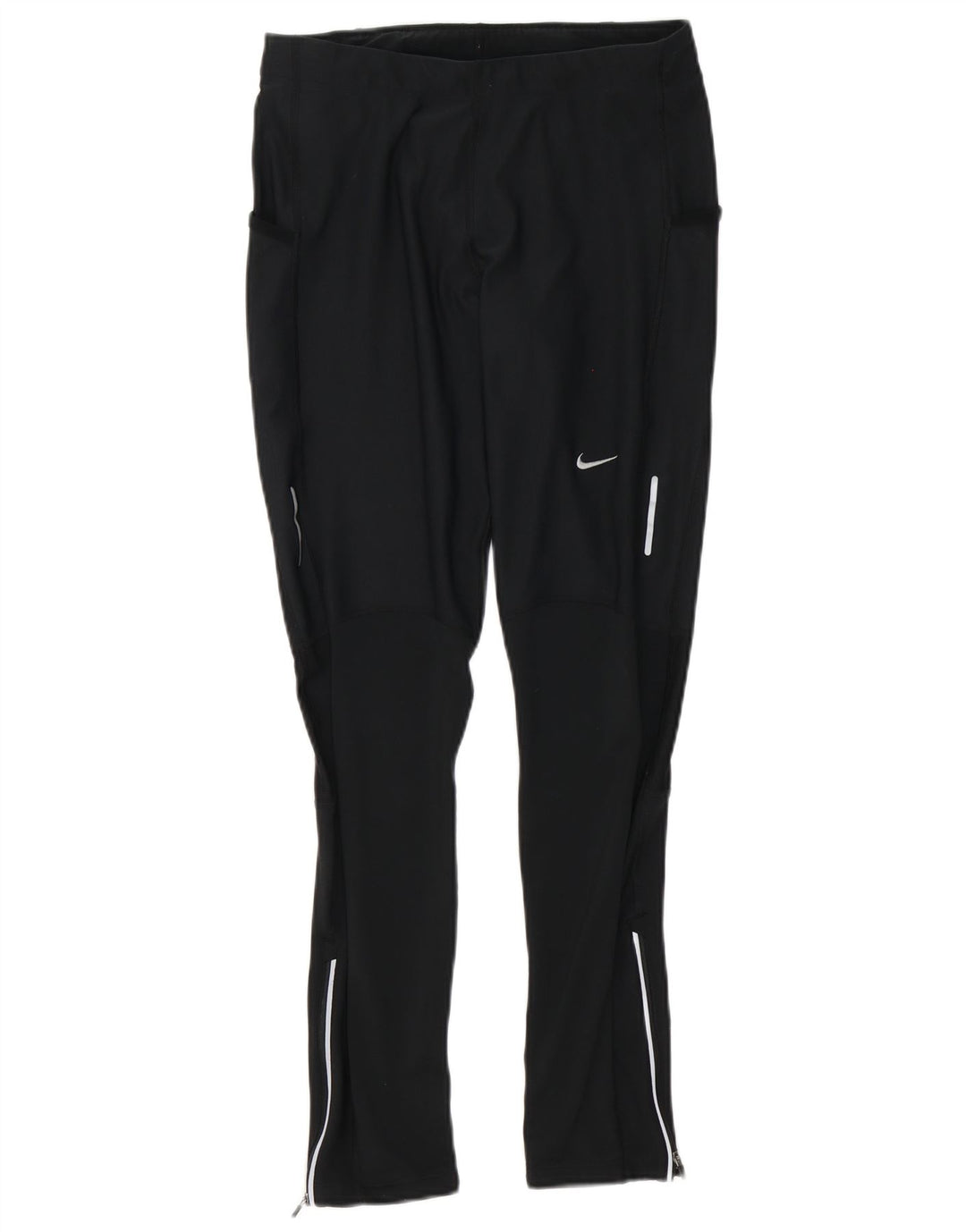 Nike - Leggings para correr para mujer, talla 40, poliéster negro grande