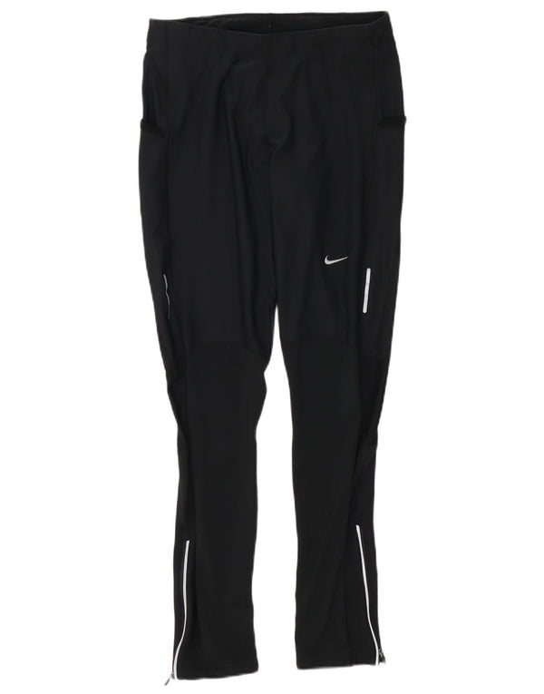 Nike - Leggings para correr para mujer, talla 40, poliéster negro grande
