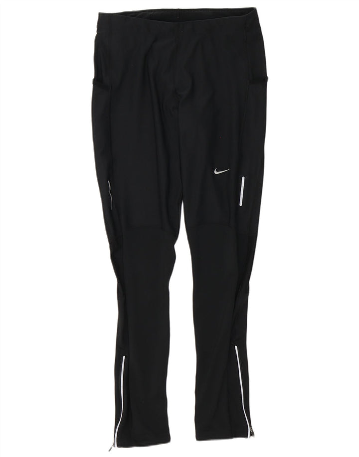 Nike - Leggings para correr para mujer, talla 40, poliéster negro grande