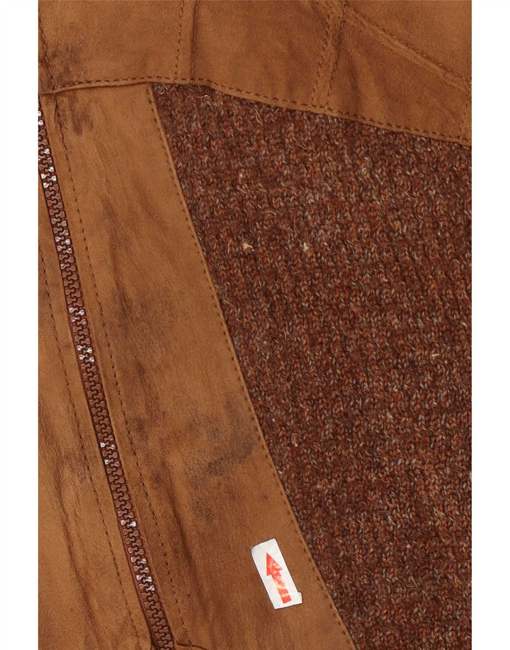 Sercap Cárdigan para hombre color marrón medio