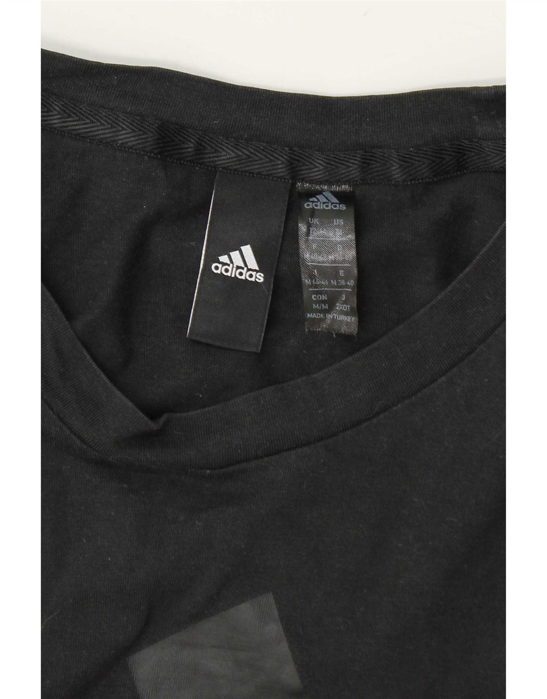 Adidas Camiseta gráfica para mujer Top UK 12/14 Gris medio