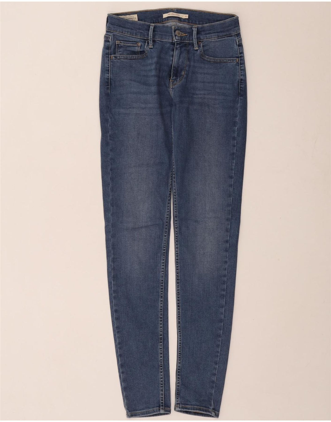 LEVI'S Jeans Super Skinny 710 para Mujer W27 L30 Algodón Azul