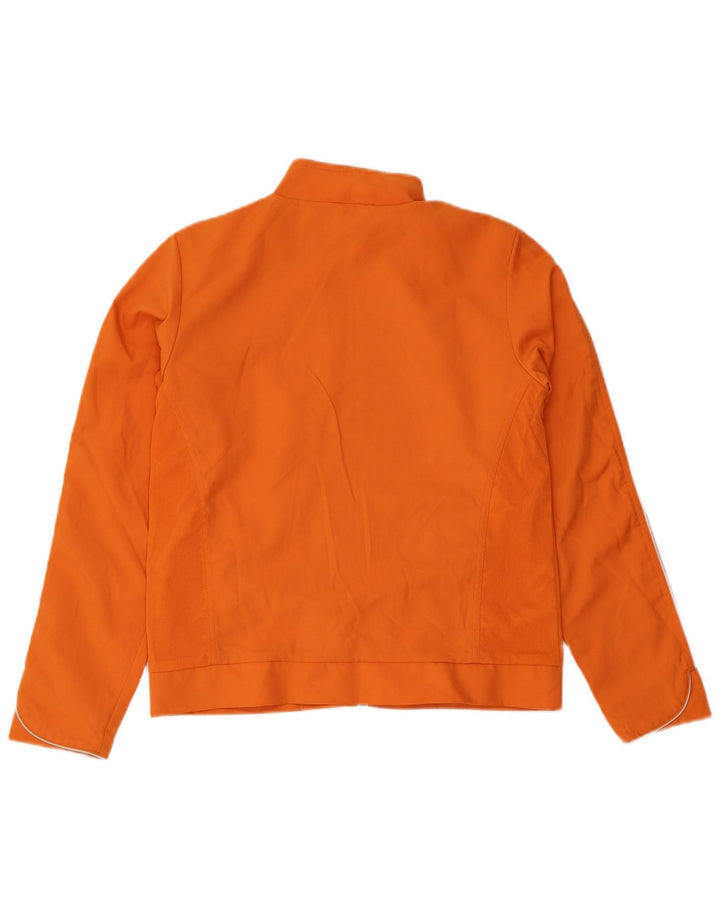 Sergio Tacchini Chaqueta superior de chándal para mujer IT 44 Poliéster naranja medio