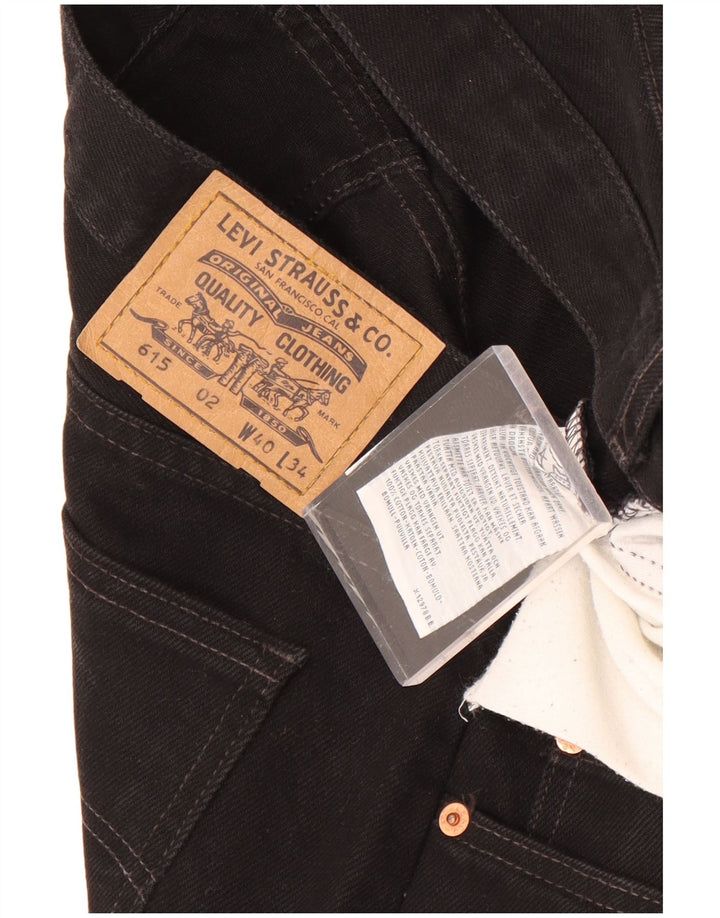 Levi's Jeans rectos 615 para hombre W40 L31 Algodón negro