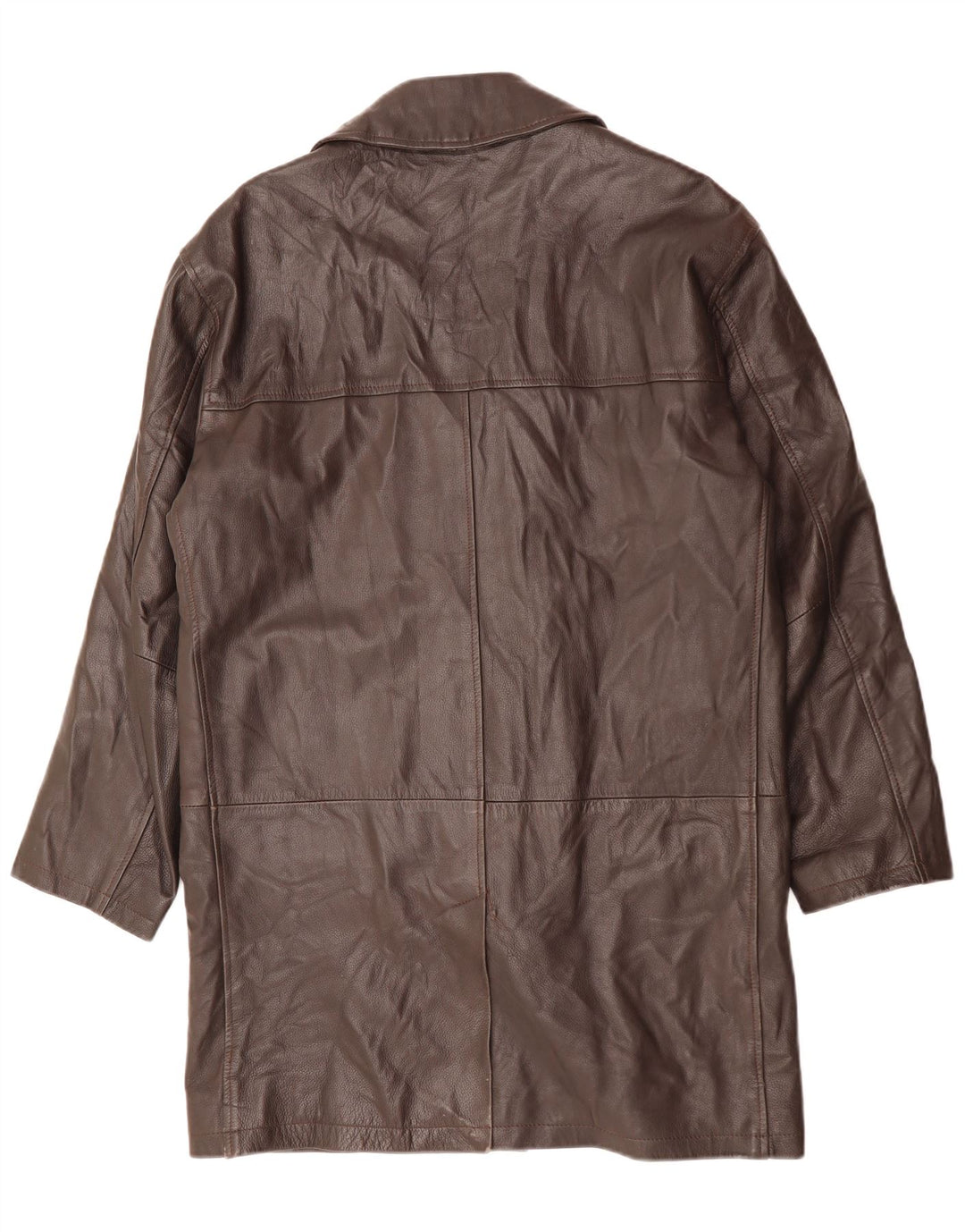 CONBIPEL Abrigo de cuero para hombre IT 48 Cuero marrón medio