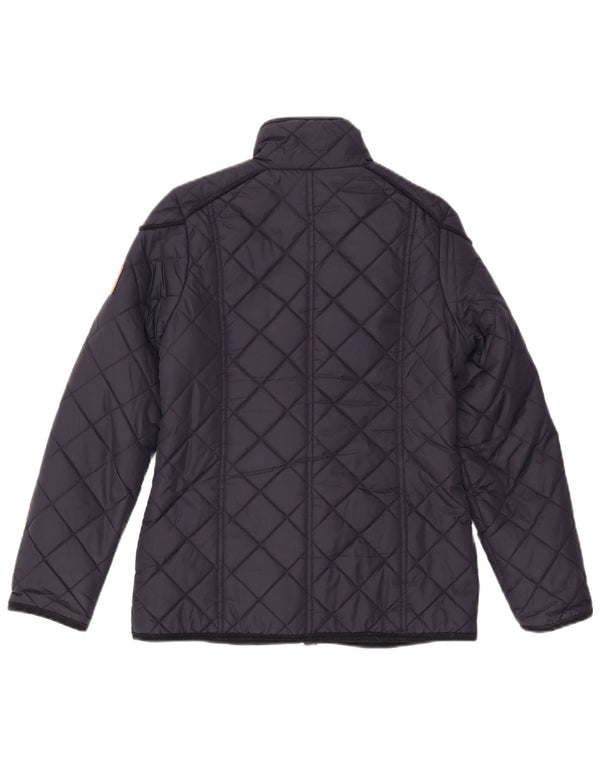 Puffa Chaqueta acolchada para mujer UK 6 XS Poliamida azul marino