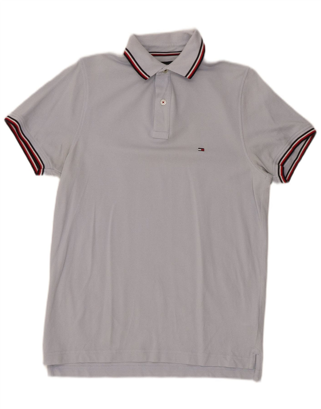 TOMMY HILFIGER Polo Slim Fit para Hombre Algodón Azul Pequeño