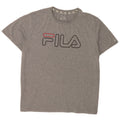 Fila Camiseta gráfica para hombre Top 2XL Poliéster moteado gris
