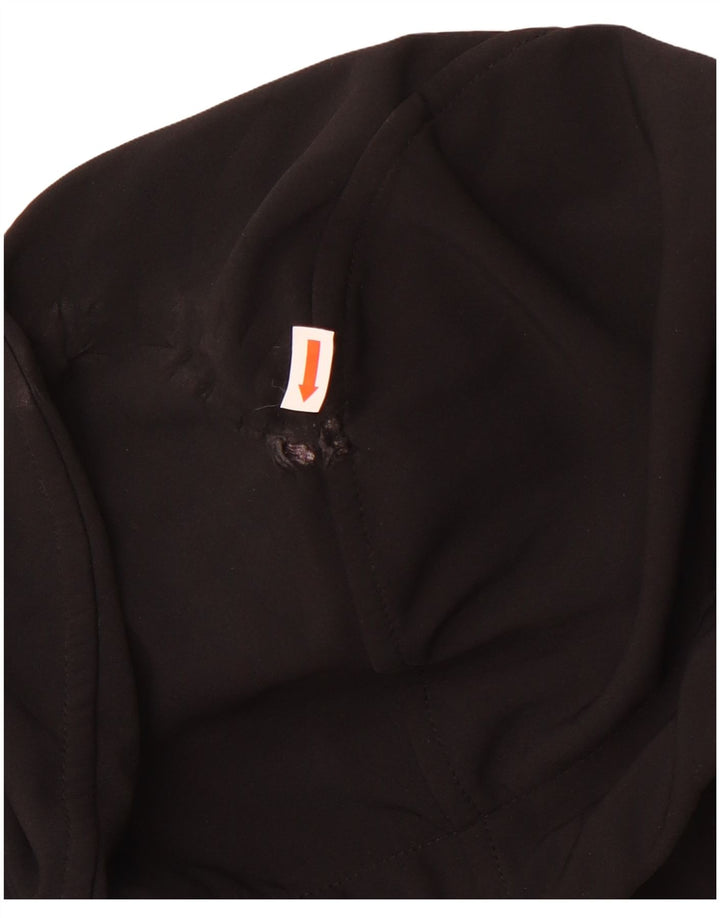 CMP Chaqueta cortavientos con capucha para hombre UK 40 Large Poliéster con bloques de color negro