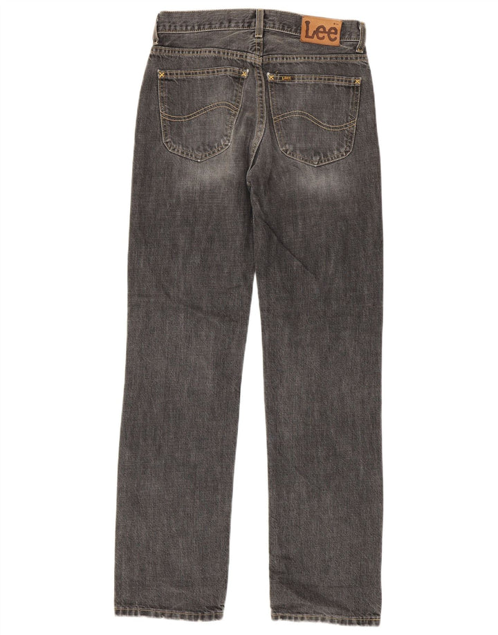 Lee Vaqueros Rectos Para Hombre W29 L32 Algodón Gris