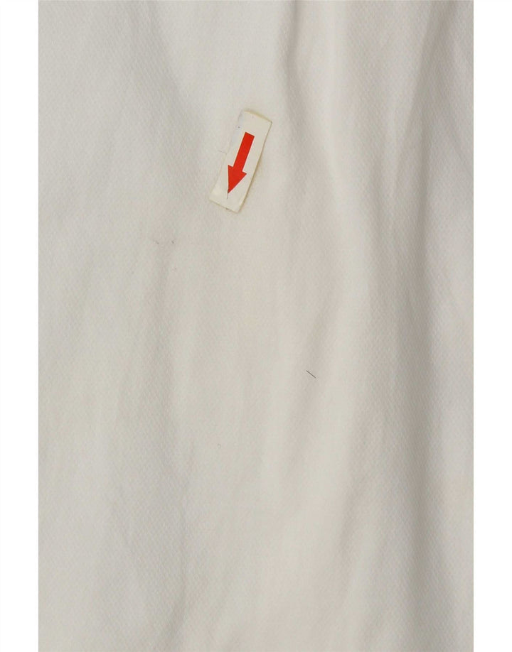 Camisa Benetton Hombre Pequeña Blanca