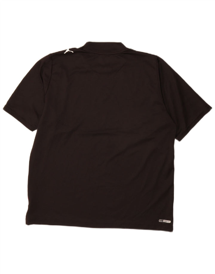 Camiseta PUMA para hombre, talla grande, negra