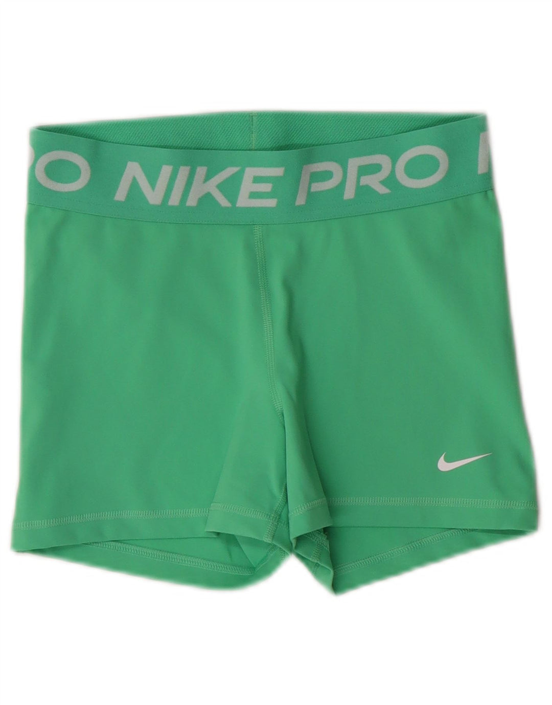 NIKE Pantalones cortos deportivos Dri Fit Graphic para mujer UK 8 Small Verde Poliéster