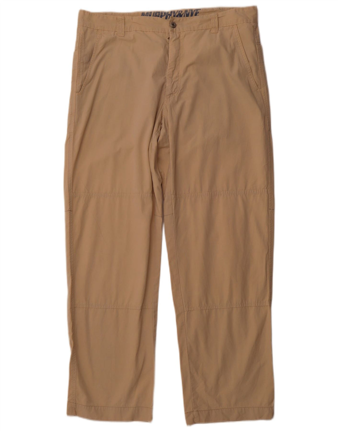 MURPHY & NYE Pantalón chino recto Sailwear para hombre W38 L31 Algodón beige
