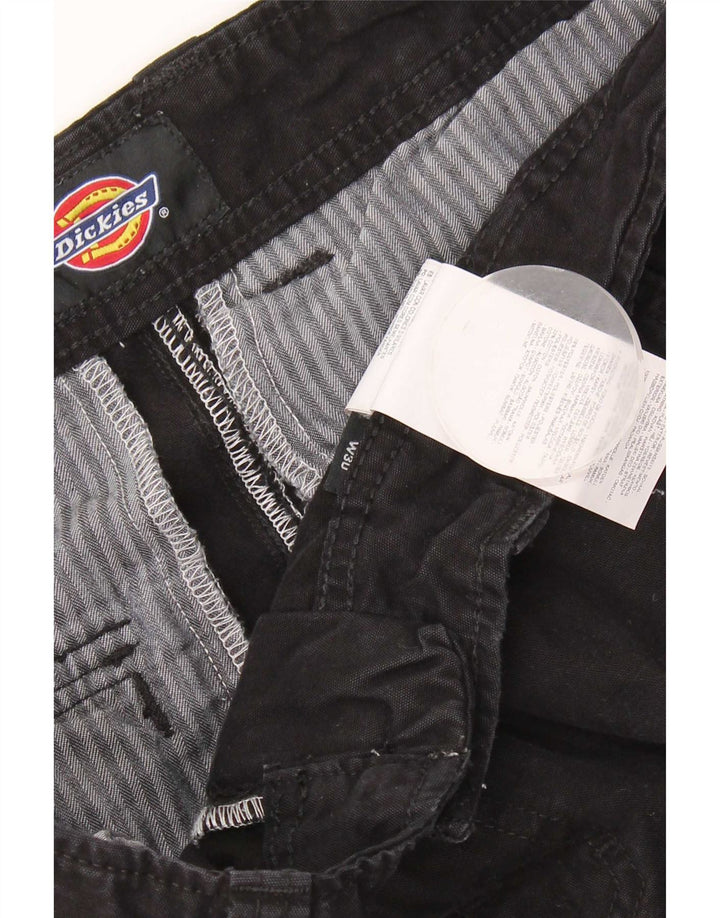 Dickies Pantalones cargo rectos para hombre W30 L30 Algodón negro
