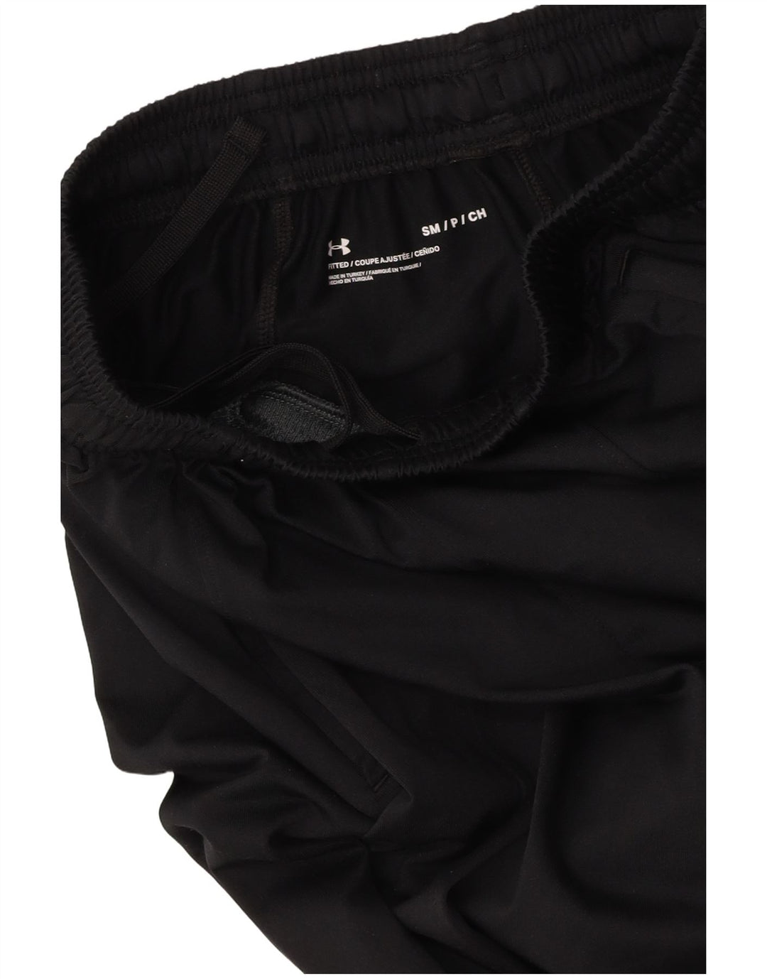 UNDER ARMOUR Pantalones de chándal para hombre pequeños negros