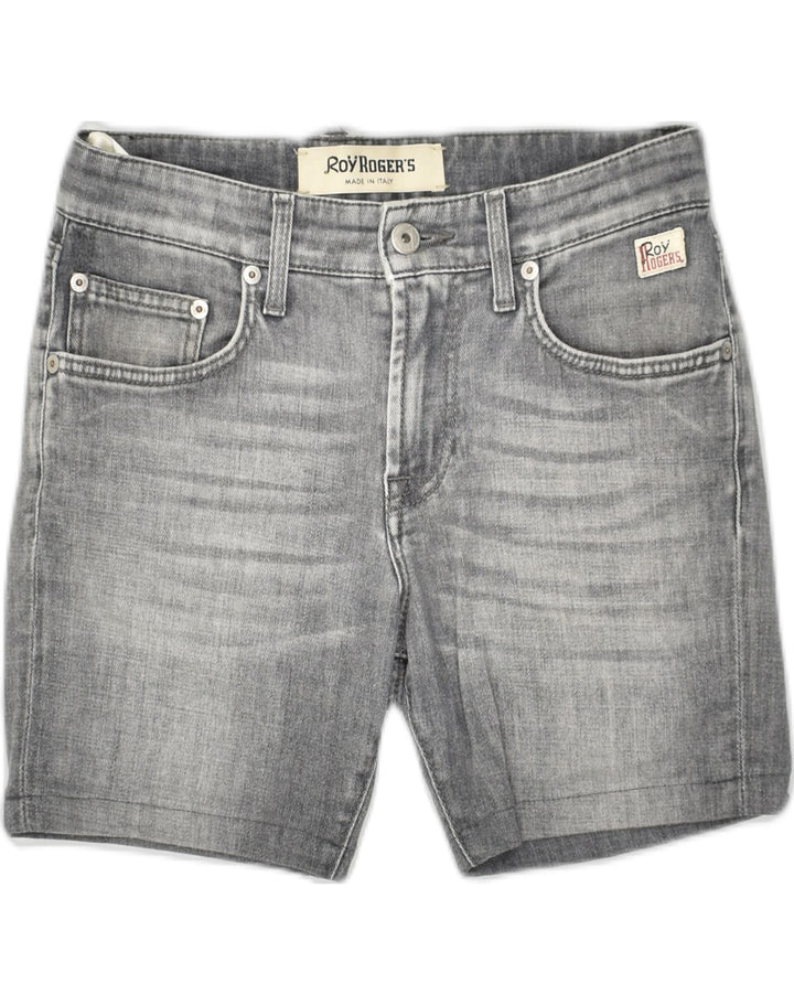 ROY ROGERS Womens Denim Shorts W29 Small Grey Cotton | Vintage Roy Rogers | Thrift | Second-Hand Roy Rogers | Used Clothing | Messina Hembry 