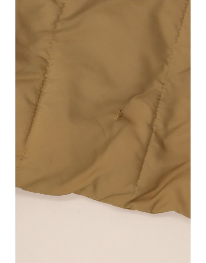 BENETTON Chaqueta Acolchada con Capucha Niño 11-12 Años 2XL Beige Poliéster