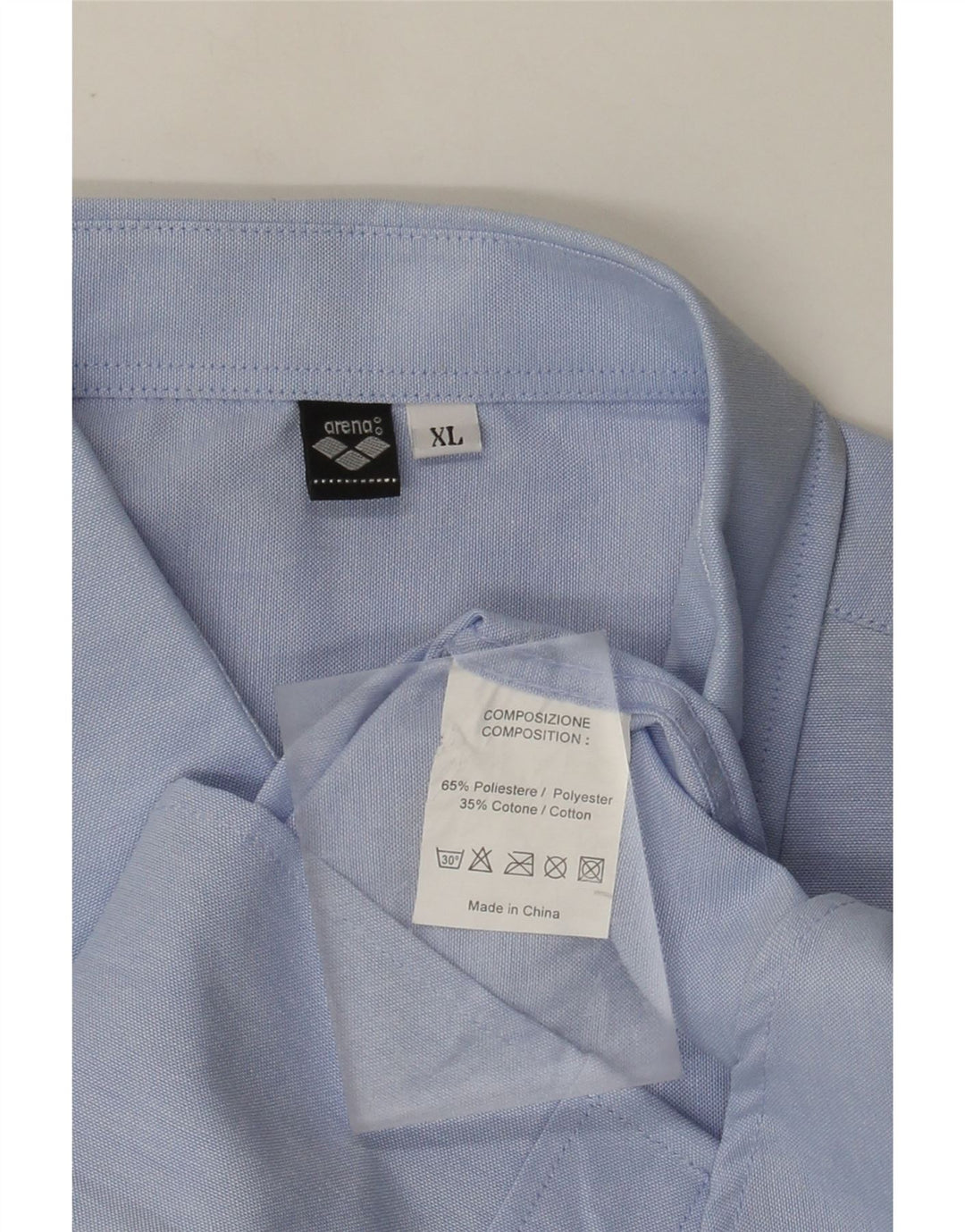 Camisa Arena Hombre XL Poliéster Azul