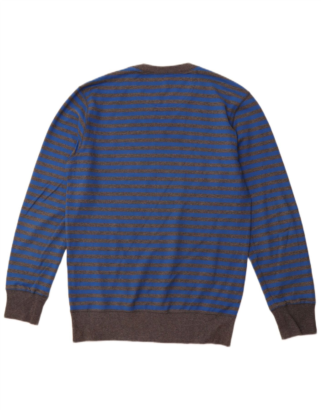 REEBOK Hombre Sudadera Jumper Small Azul Rayas Algodón