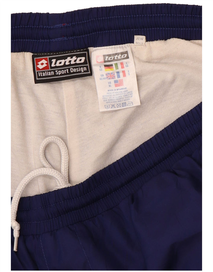 Lotto Pantalón De Chándal Gráfico Hombre UK 42/44 XL Azul Marino Poliéster