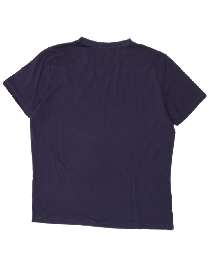 PUMA Camiseta Hombre Top XL Azul Marino Algodón
