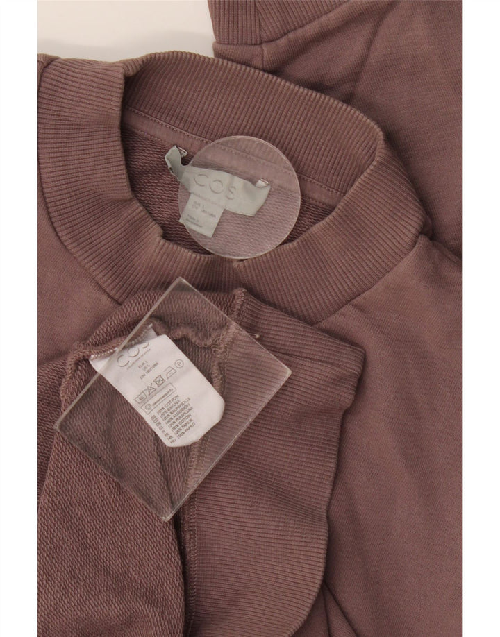 Cos - Sudadera para hombre, talla grande, algodón marrón