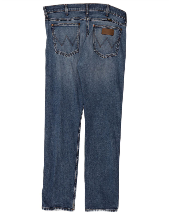 Vaqueros Wrangler Hombre Rectos W33 L32 Algodón Azul