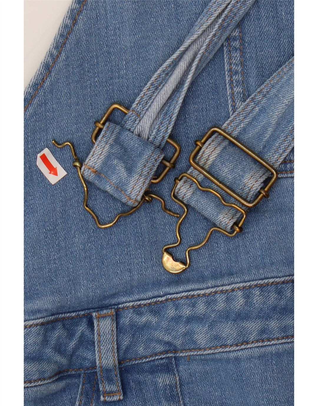 Vaqueros cónicos con peto para mujer de Fat Face UK 24 4XL W48 L25 Algodón azul