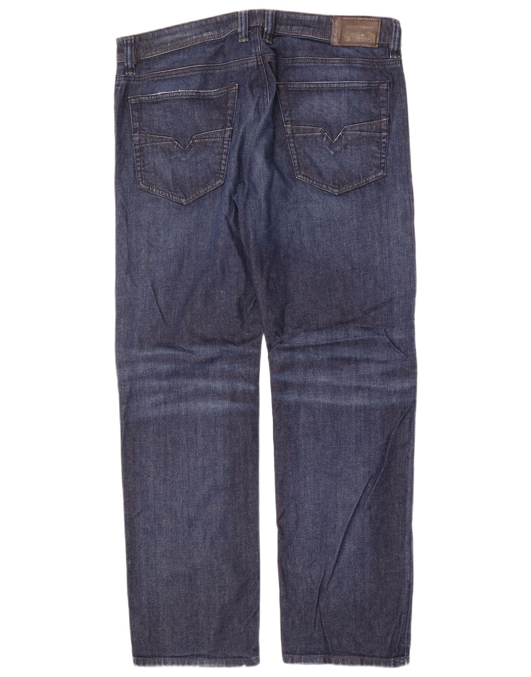 Diesel Vaqueros Rectos Hombre W36 L32 Algodón Azul