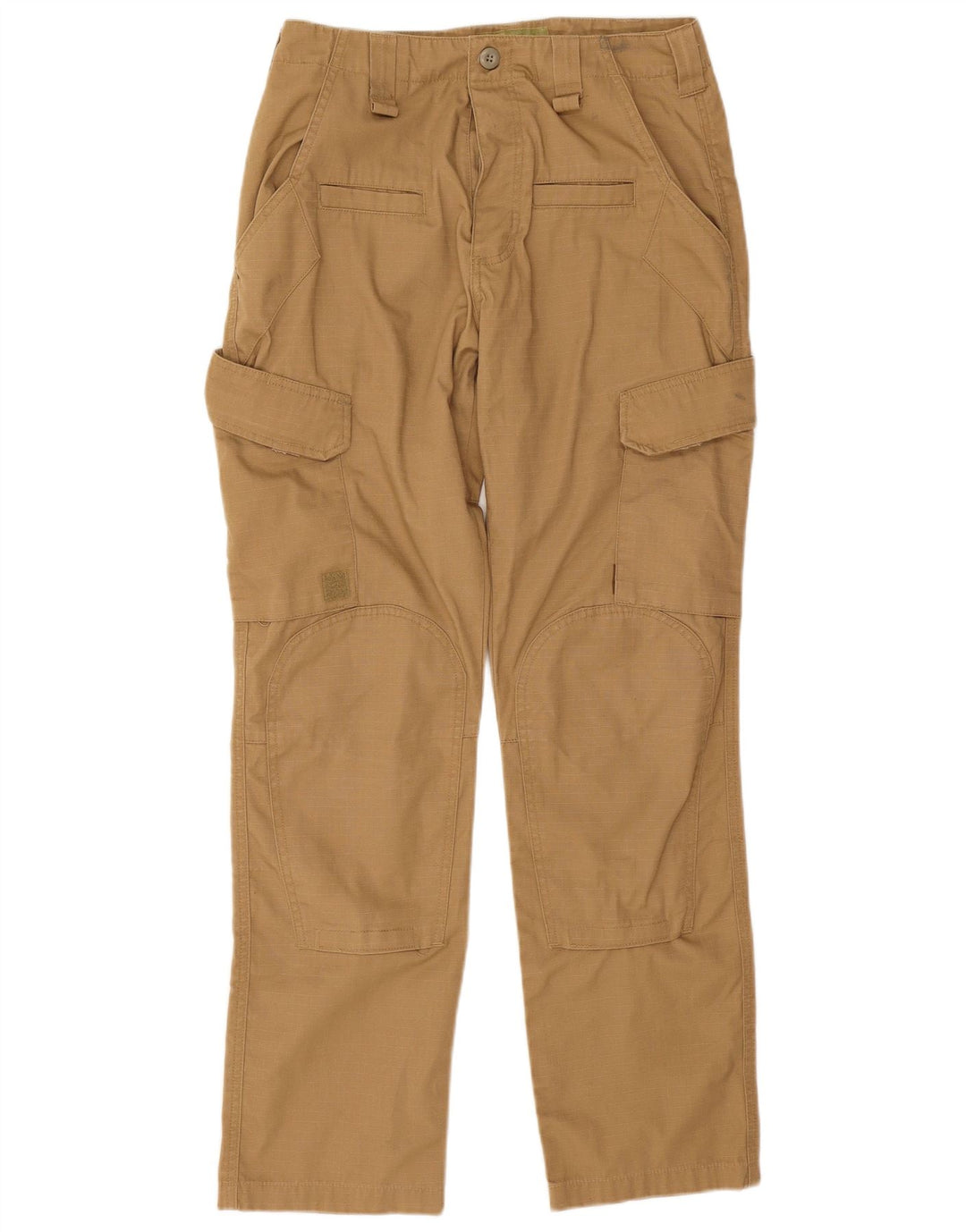 Pantalón cargo recto vintage para hombre W30 L30 Poliéster beige
