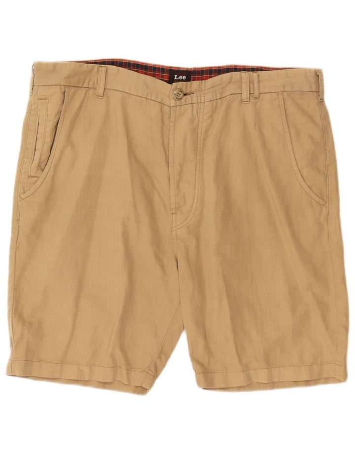 Pantalones cortos chinos Lee para hombre W38 XL Algodón beige