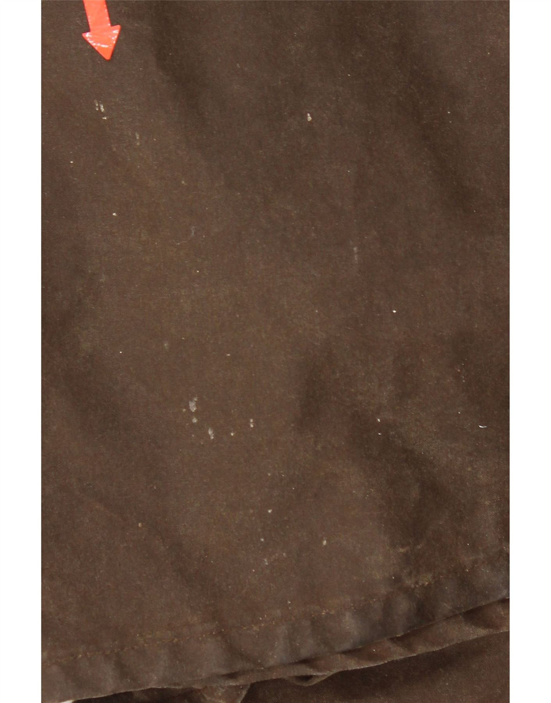 Vintage hombres encerado algodón abrigo Reino Unido 40 marrón grande