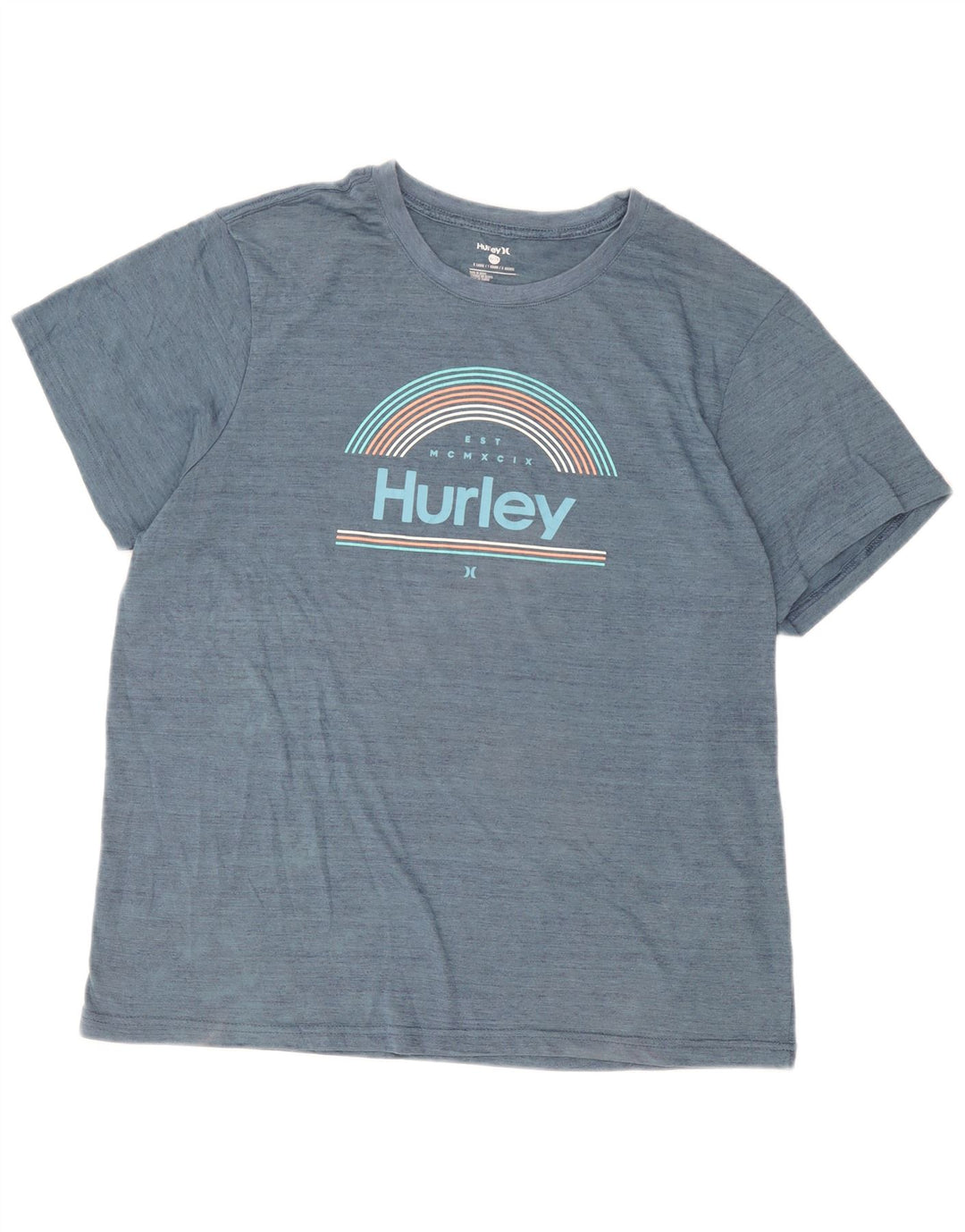 Hurley Camiseta Gráfica Hombre Top XL Poliéster Azul