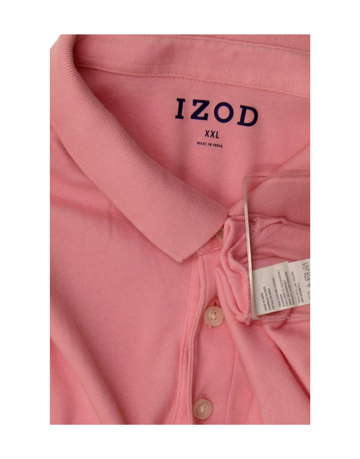 Izod Polo Hombre 2XL Algodón Rosa
