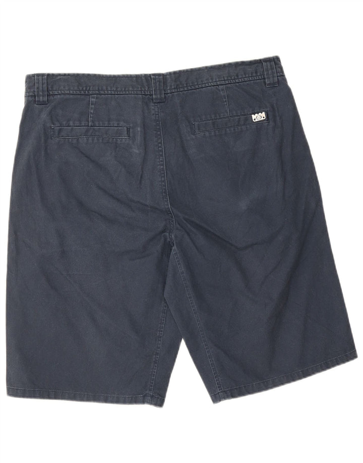 Sergio Tacchini Pantalones cortos chinos para hombre EU 48 Medium W36 Azul marino Algodón
