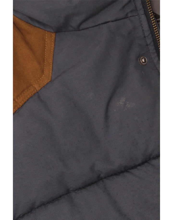 Quiksilver Chaqueta acolchada para hombre UK 40 Large Azul marino Algodón