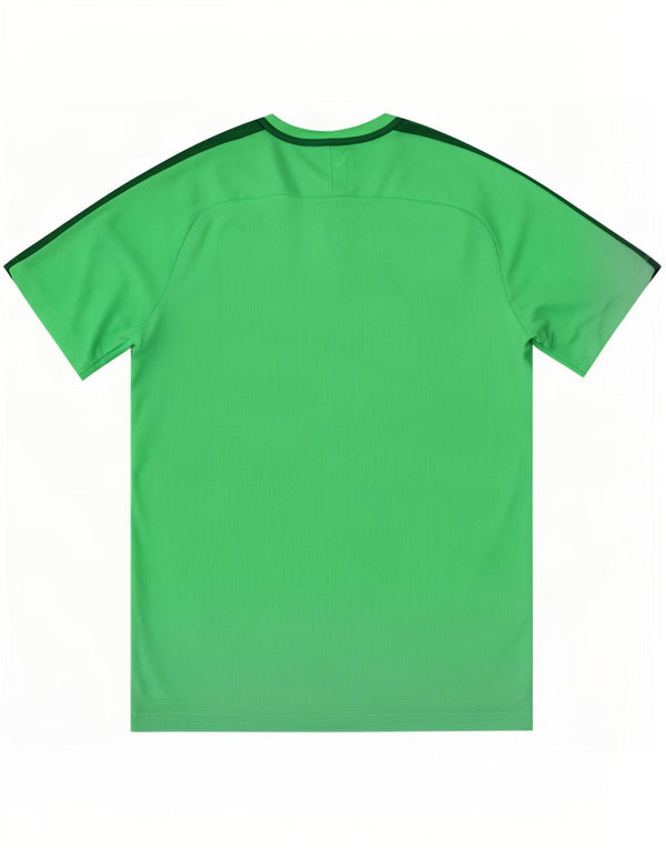 Camiseta Nike Dri Fit Graphic para hombre Poliéster color block verde medio