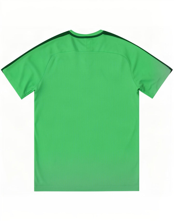 Camiseta Nike Dri Fit Graphic para hombre Poliéster color block verde medio