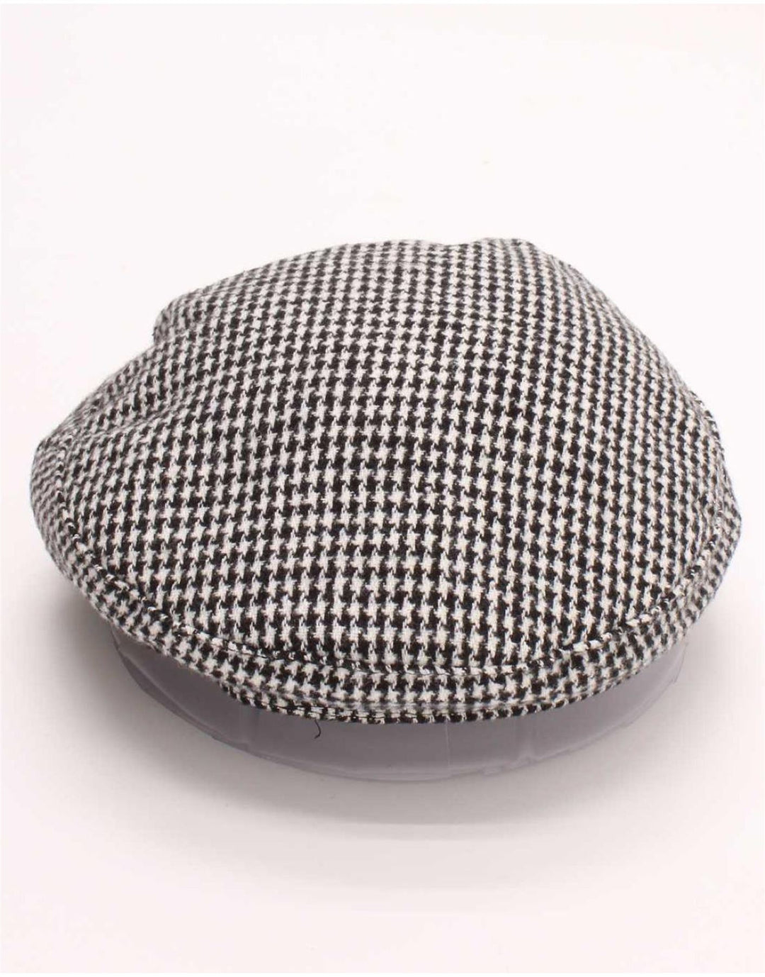 Zara Mujer Gorra Newsboy Small Pata De Gallo Negra