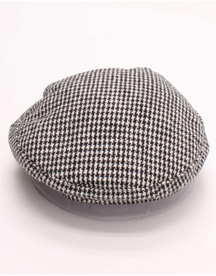 Zara Mujer Gorra Newsboy Small Pata De Gallo Negra