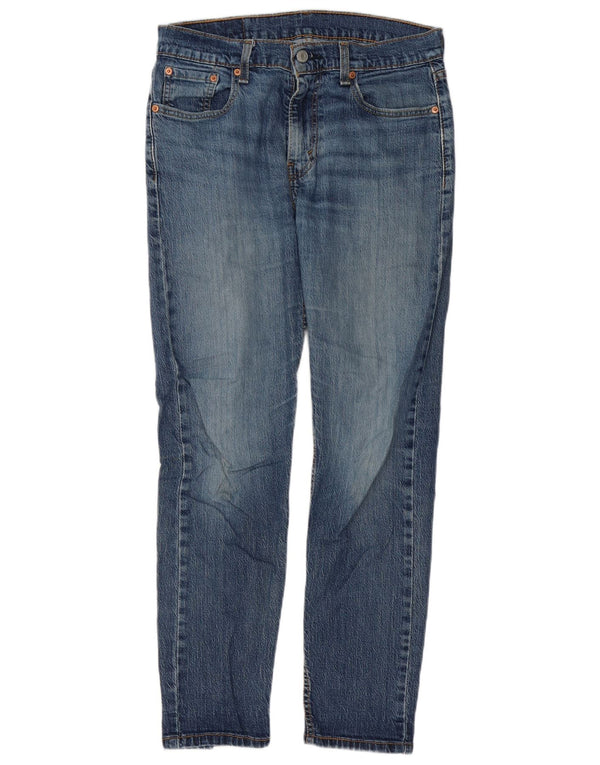 Levi's Hombre 502 Hi-Ball Tapered Jeans W30 L28 Algodón Azul