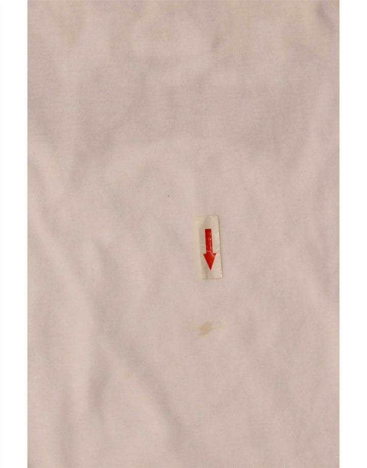Levi's Camiseta gráfica para mujer Top UK 10 Small White