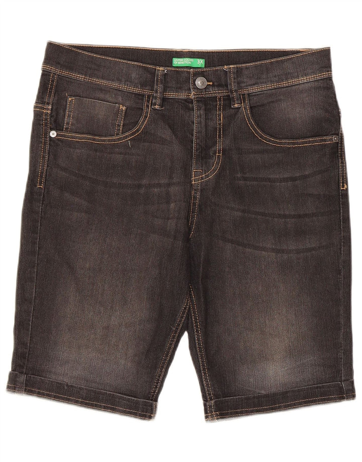 Benetton Shorts Vaqueros Hombre W32 Medium Black