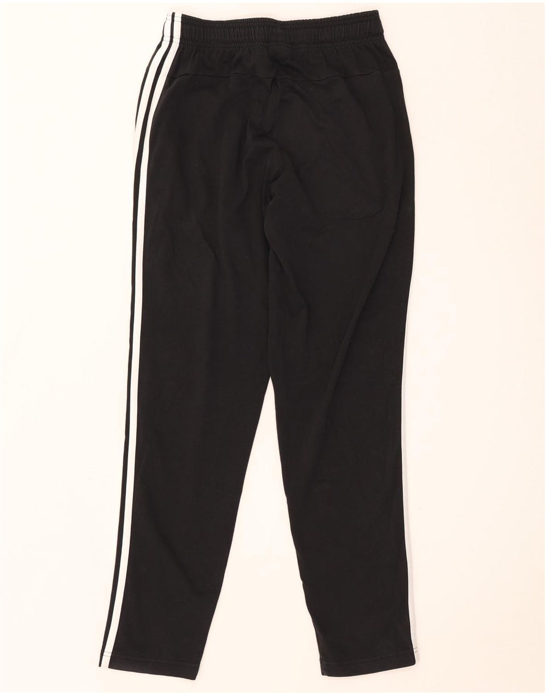 Adidas - Pantalón de chándal para hombre, talla pequeña, algodón negro